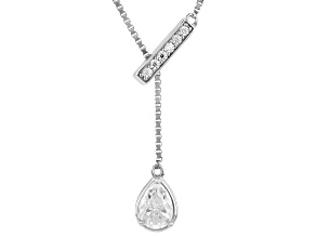 Moissanite Platineve Adjustable Necklace 0.90ctw DEW
