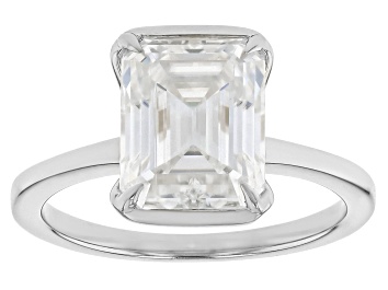 Picture of Moissanite Platineve Engagement Ring 3.55ct DEW.