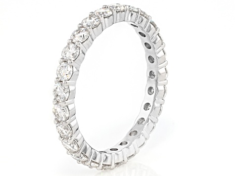 Moissanite Platineve Eternity Band 1.50ctw DEW