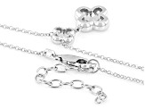 Moissanite Platineve Clover Necklace 1.36ctw DEW