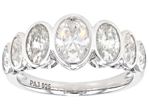 Moissanite Platineve Band Ring 2.72ctw DEW