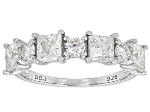 Moissanite Platineve Band Ring 1.78ctw DEW
