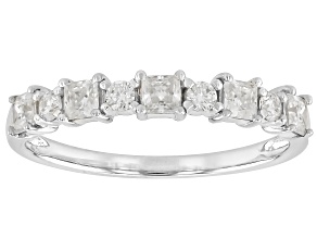 Moissanite Platineve® Band Ring 0.62ctw DEW