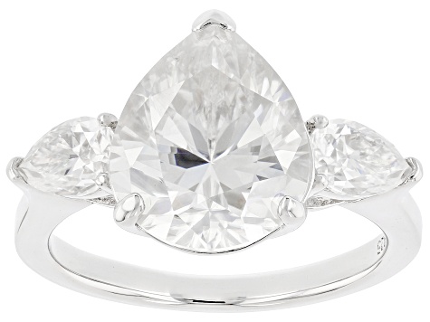 Moissanite Platineve Engagement Ring 5.96ctw DEW. - JMF142 | JTV