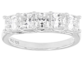 Moissanite Platineve Band Ring 1.75ctw DEW.