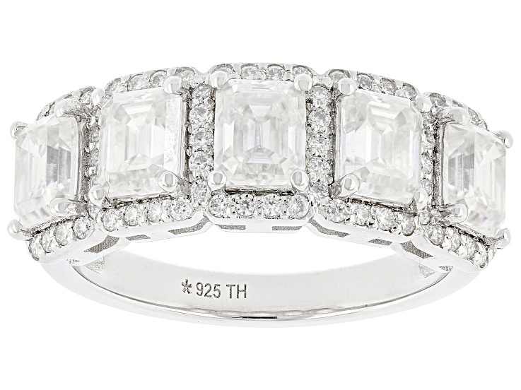 Moissanite Platineve Halo Design Ring 3.30ctw DEW. - JMF171 | JTV