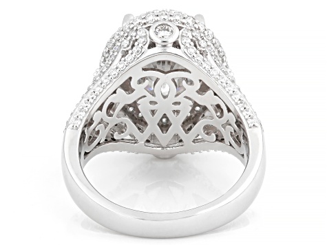 Moissanite Platineve Cocktail Ring 9.28ctw DEW - JMF310 | JTV