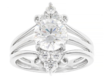 Picture of Moissanite Platineve Center Design Ring 2.26ctw DEW