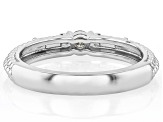 Moissanite Platineve Band Ring 0.28ctw DEW