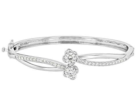 Moissanite Platineve Bangle 2.50ct DEW.