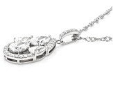 Moissanite Platineve Pendant 2.68ctw DEW