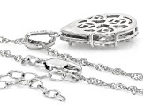 Moissanite Platineve Pendant 2.68ctw DEW