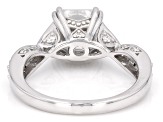 Moissanite Platineve Engagement Ring 2.63ctw DEW.