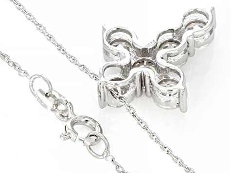 Moissanite Platineve Cross Pendant 1.98ctw DEW. - JMF688 | JTV
