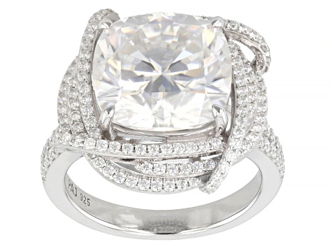 ヴァイスシュヴァルツ mariage Moissanite Platineve Cocktail Ring 9.71ctw DEW - JMF838 | JTV