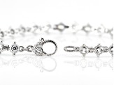 Judith Ripka Cubic Zirconia Rhodium Over Sterling Silver Haute Collection Bracelet