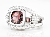 Judith Ripka Rose Bella Luce® Diamond Simulant Rhodium Over Sterling Silver Phoenix Solitaire Ring