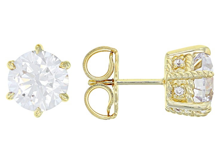 Judith Ripka Cubic Zirconia 14k Gold Clad Haute Collection