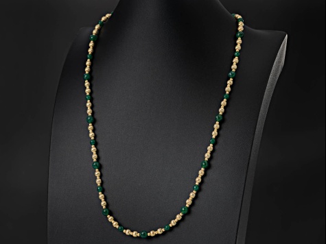 JEWEL Cubic Zirconia Platinum Over Silver Tennis Necklace And