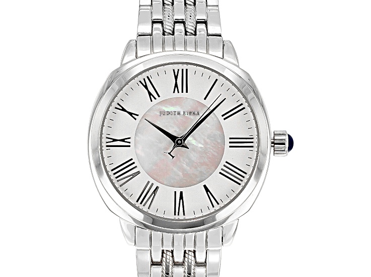 Judith Ripka Silvertone Stainless Steel Luella Watch With  display picture 3