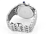 Judith Ripka Silvertone Stainless Steel Luella Watch With Mother-of-Pearl Dial