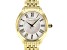 Judith Ripka Goldtone Stainless Steel Luella Watch With Mother-of-Pearl Dial