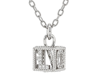 Picture of Judith Ripka Cubic Zirconia Rhodium Over Sterling Silver 18" Amour Necklace 2.00ctw