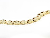 Judith Ripka Cubic Zirconia 14k Gold Clad Haute Collection Bracelet 3.45ctw