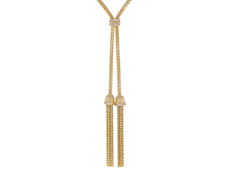 Judith Ripka Cubic Zirconia 14k Gold Clad 24
