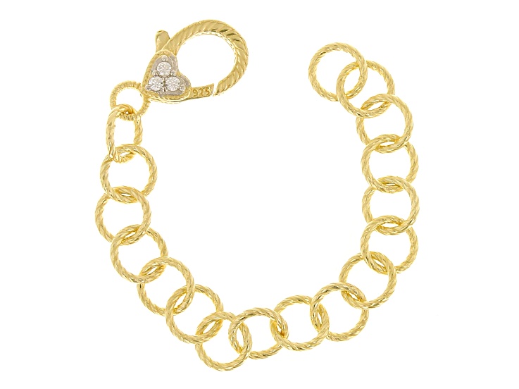 Judith Ripka Cubic Zirconia 14k Gold Clad Verona 4