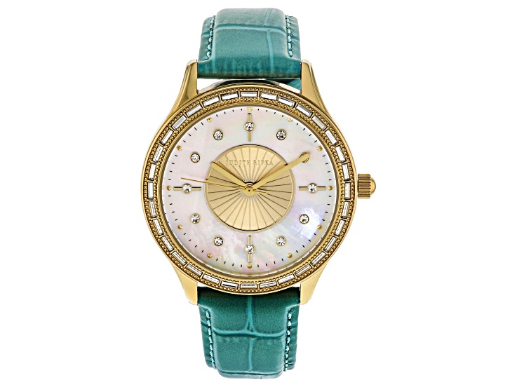 Judith Ripka Mother-Of-Pearl & Cubic Zirconia Turquoise 