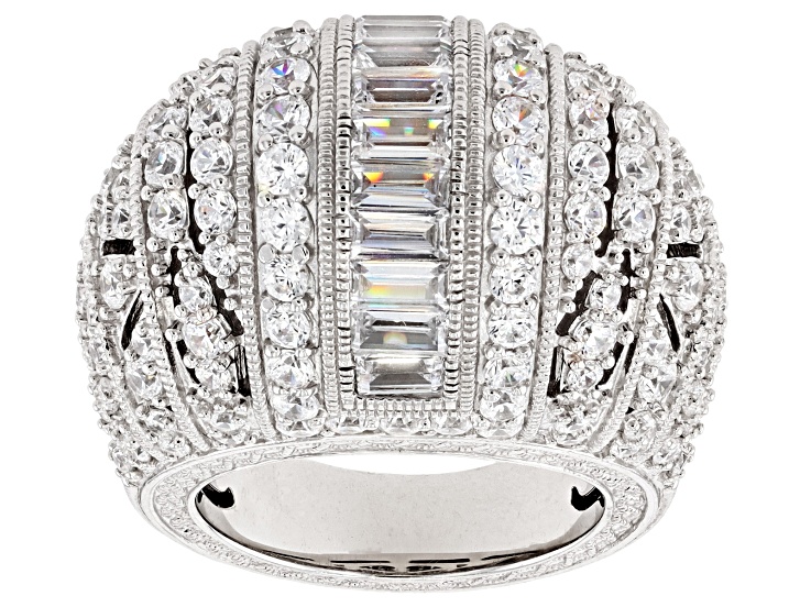 新品odul オジュール マラカイトSILVER JUDY RING 8号 Judith Ripka Haute Collection Cubic Zirconia Rhodium Over