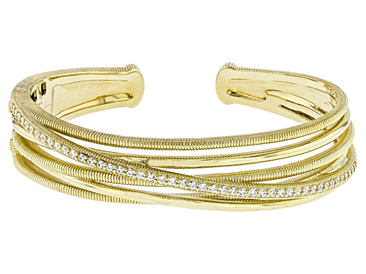 Judith Ripka Cubic Zirconia 14k Gold Clad Jubilee Highway