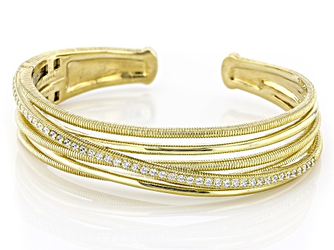 jude79 Judith Ripka Cubic Zirconia Rhodium Over Sterling Silver Haute