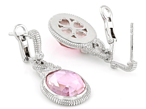 Judith Ripka Mother-Of-Pearl Cubic Zirconia Doublet Rhodium