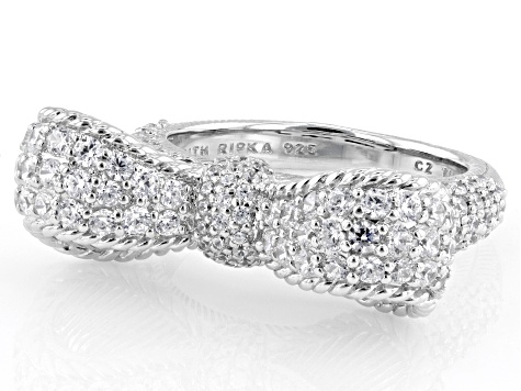 大勧め Judith Silver Sterling Over Rhodium Zirconia Cubic Ripka ウィッグ・エクステ