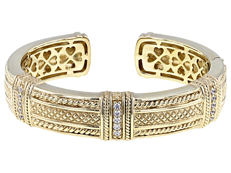 14K Yellow Gold 7mm Fancy Link 9 Inch Bracelet - 1C64NA | JTV