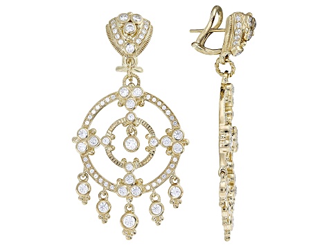 Judith Ripka Cubic Zirconia 14k Gold Clad Jubilee 7 Band