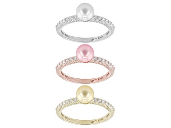 14k Yellow Gold Fiori Ricami Stackable Band Ring