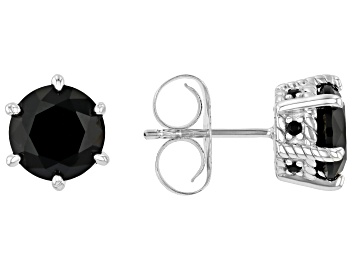 Picture of Judith Ripka Haute Collection Black Spinel Rhodium Over Sterling Silver Earrings 3.67ctw
