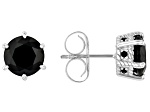 Judith Ripka Haute Collection Black Spinel Rhodium Over Sterling Silver Earrings 3.67ctw