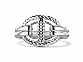 Judith Ripka Couture Vienna Rhodium Over Sterling Silver Ring