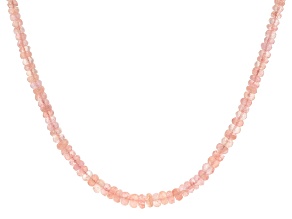 Pink Morganite 14K Yellow Gold Necklace