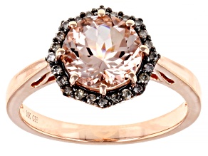 Pink Cor-De-Rosa Morganite™ 10K Rose Gold Ring 1.61ctw