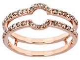 Peach Cor-de-Rosa Morganite Morganite Diamond 14K Rose Gold Ring 2.51ctw