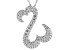 White Cubic Zirconia Rhodium Over Sterling Silver Pendant With Chain 2.25ctw