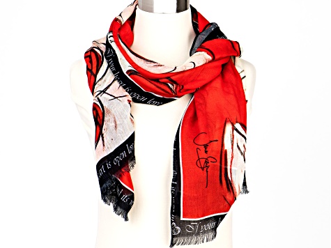 Dance of the Open Heart Modal Scarf With Fringe