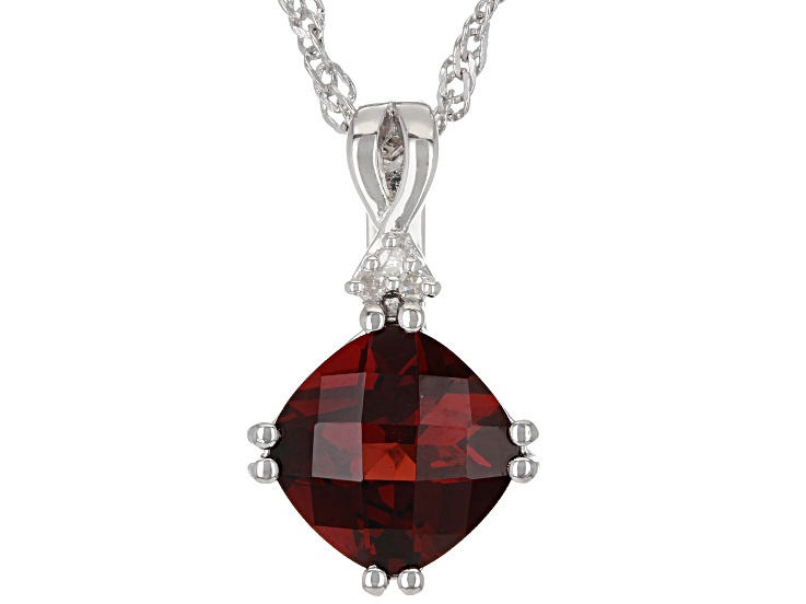 Jtv deals garnet necklace