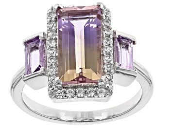 Bi-Color Ametrine 14k Yellow Gold Ring 21.07ctw - WPG041 | JTV.com