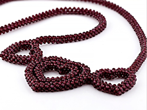 Red Garnet Heart Necklace
